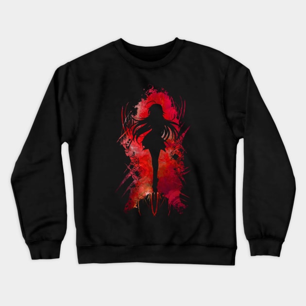 Devil Girl Crewneck Sweatshirt by Scailaret